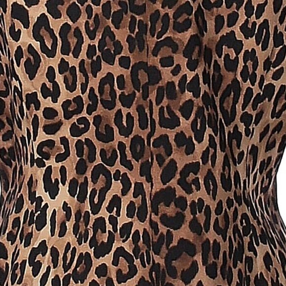 Designer Jones New York Signature Animal Print Cotton Blend Blazer Size 10.R - Picture 9 of 10